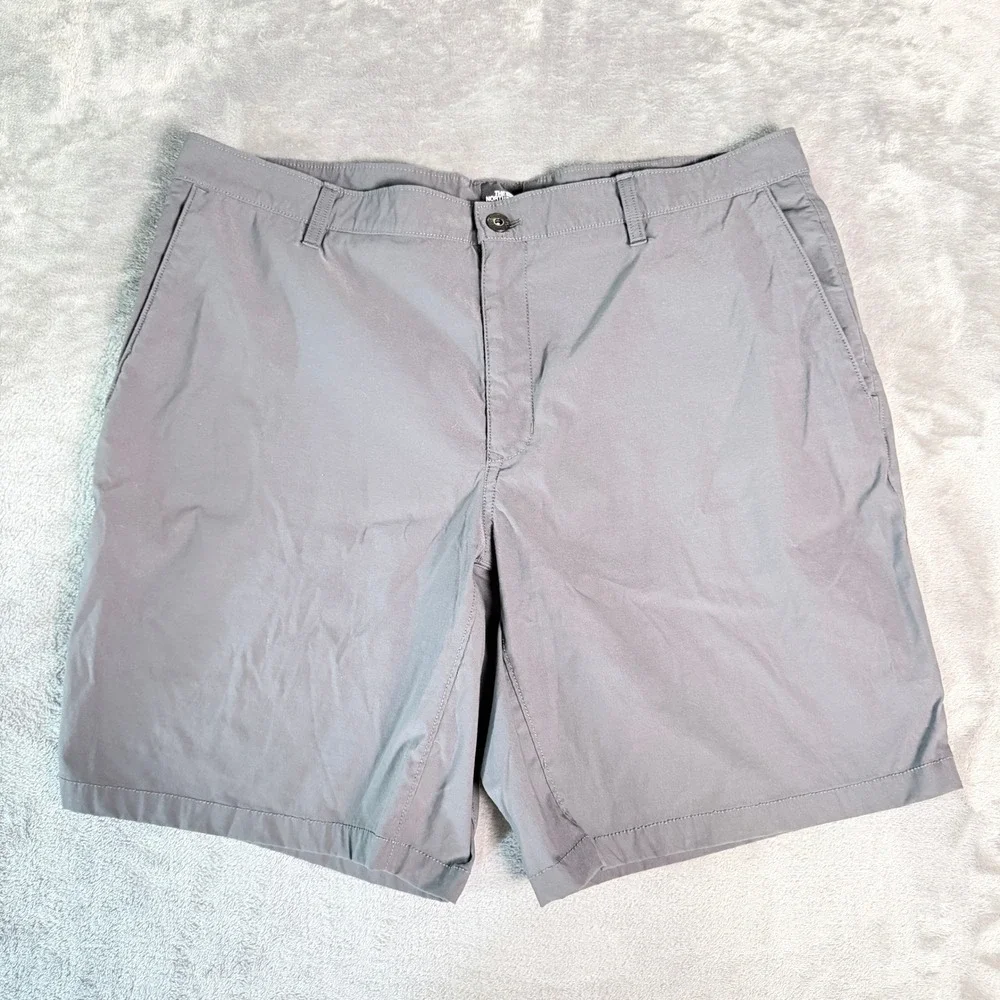 The North Face Mens SZ 38 Regular Dark Gray Flat Front Outdoor Hiking Shorts